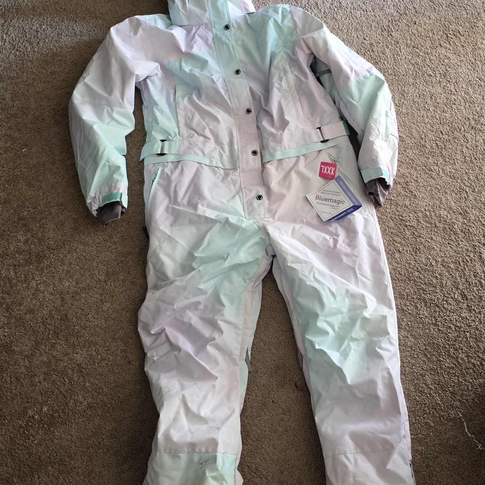 Women's Mint and Lavender Snowsuit